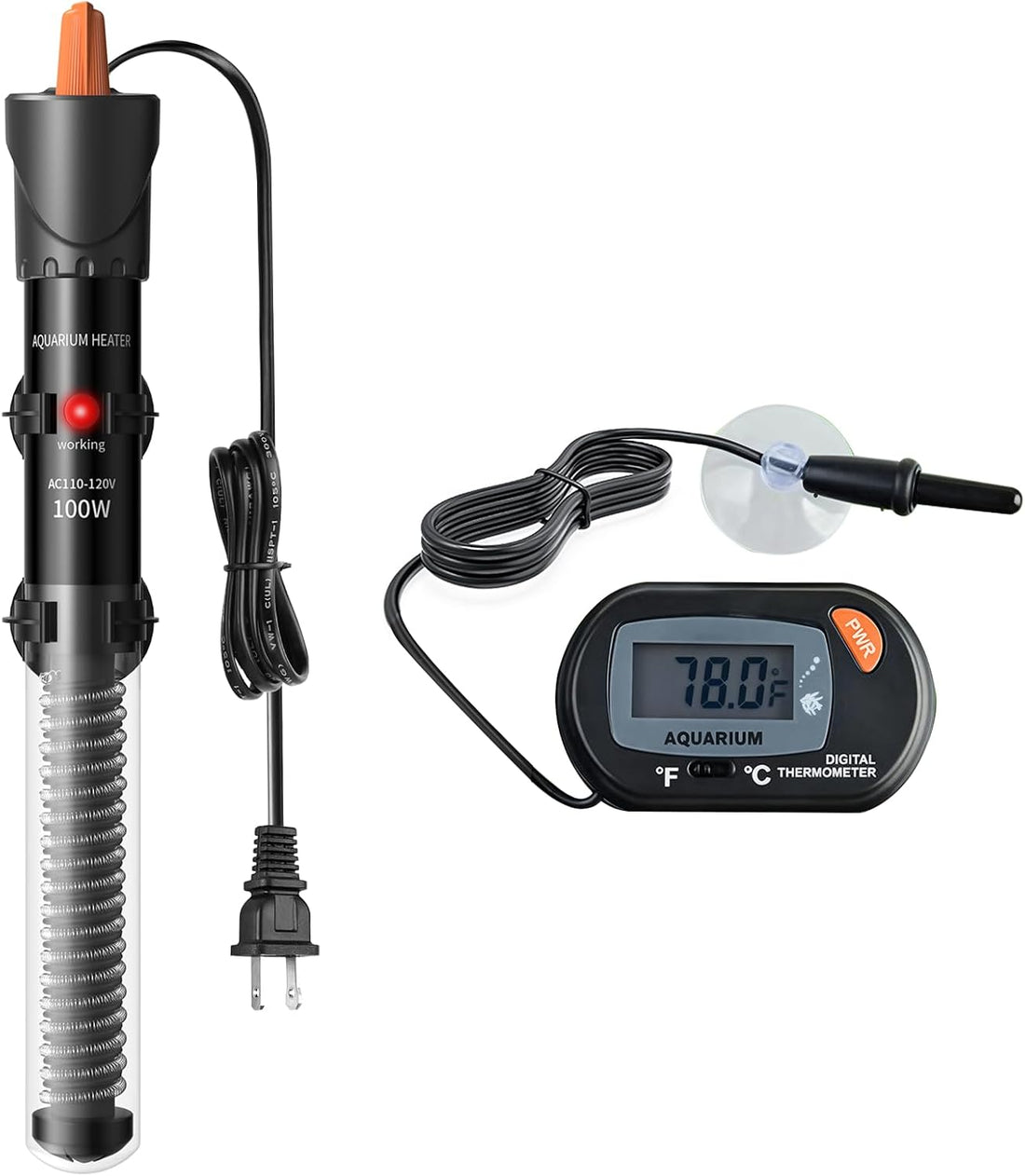 HiTauing Aquarium Heater 25W/50W/100W/200W/300W