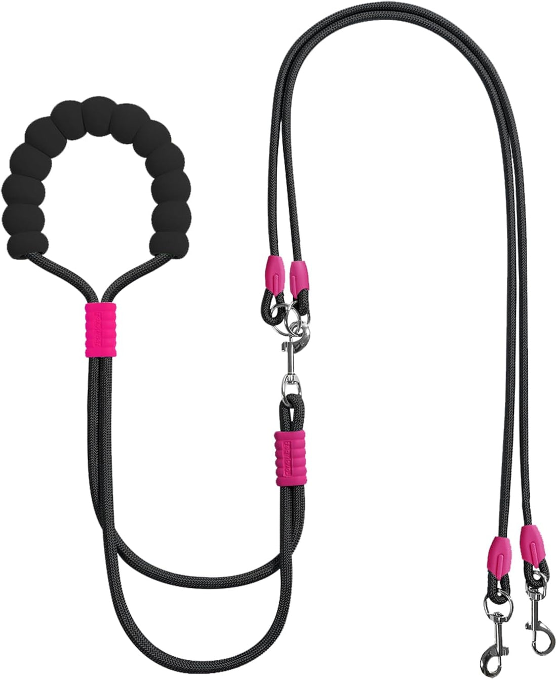 Double Dog Leash for Two Dogs,Dual Hands Free Dog Leashes,360 Swivel