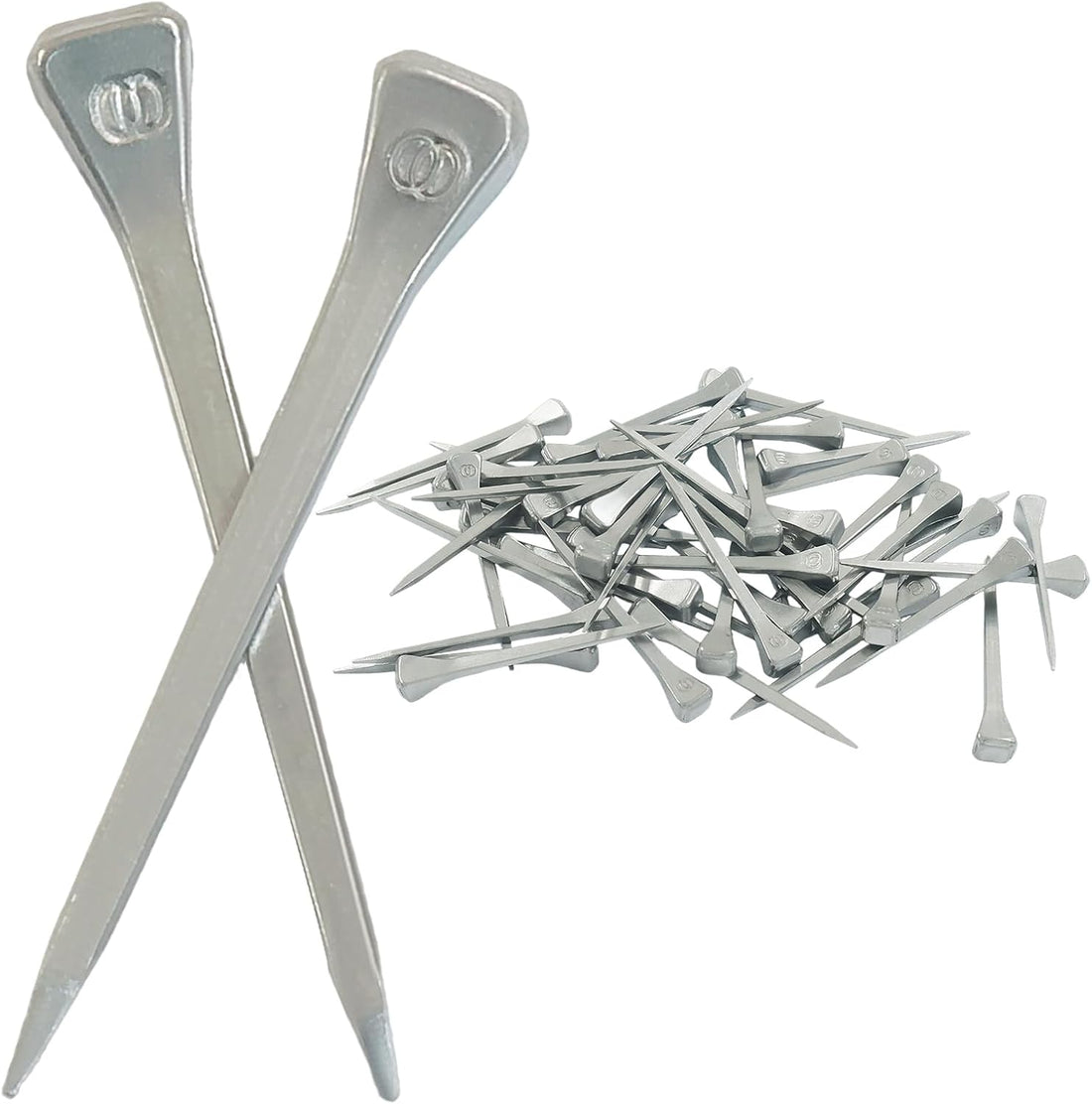 E6 Horseshoe Nails, 2.1 Inch (54mm), 50 Pcs