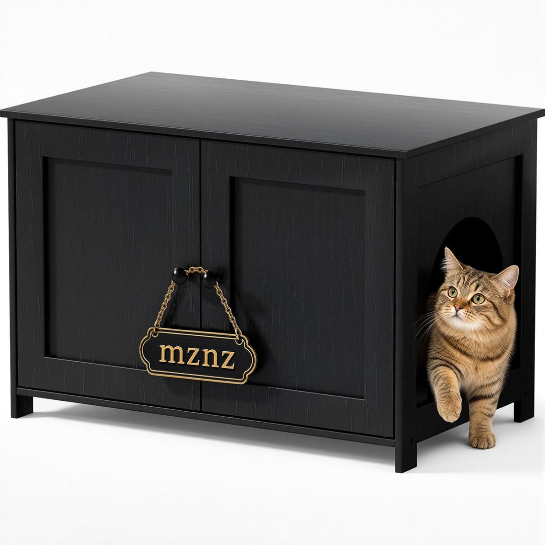 Hidden Cat Litter Box Enclosure Furniture