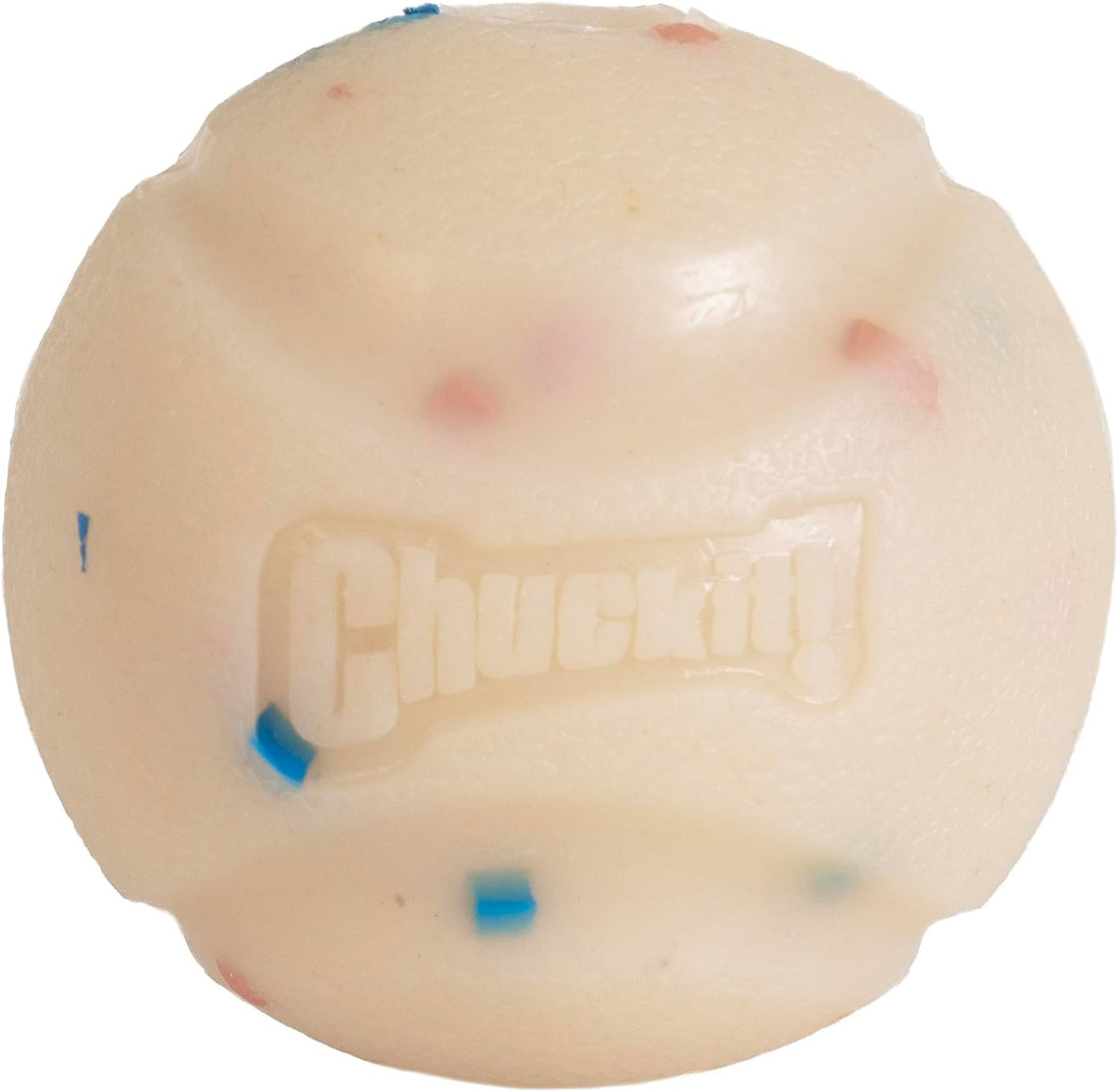 Chuckit! Birthday Fetch Ball, Medium 2.5in, for Dogs 20-60lbs
