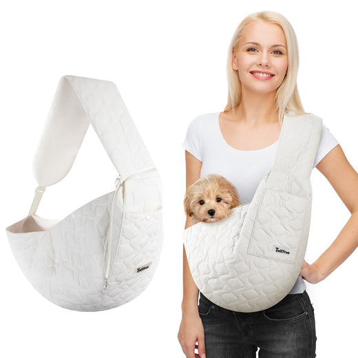 JourCraf Dog Sling for Small Dogs 7-13 lbs, Front Dog Sling Carrier