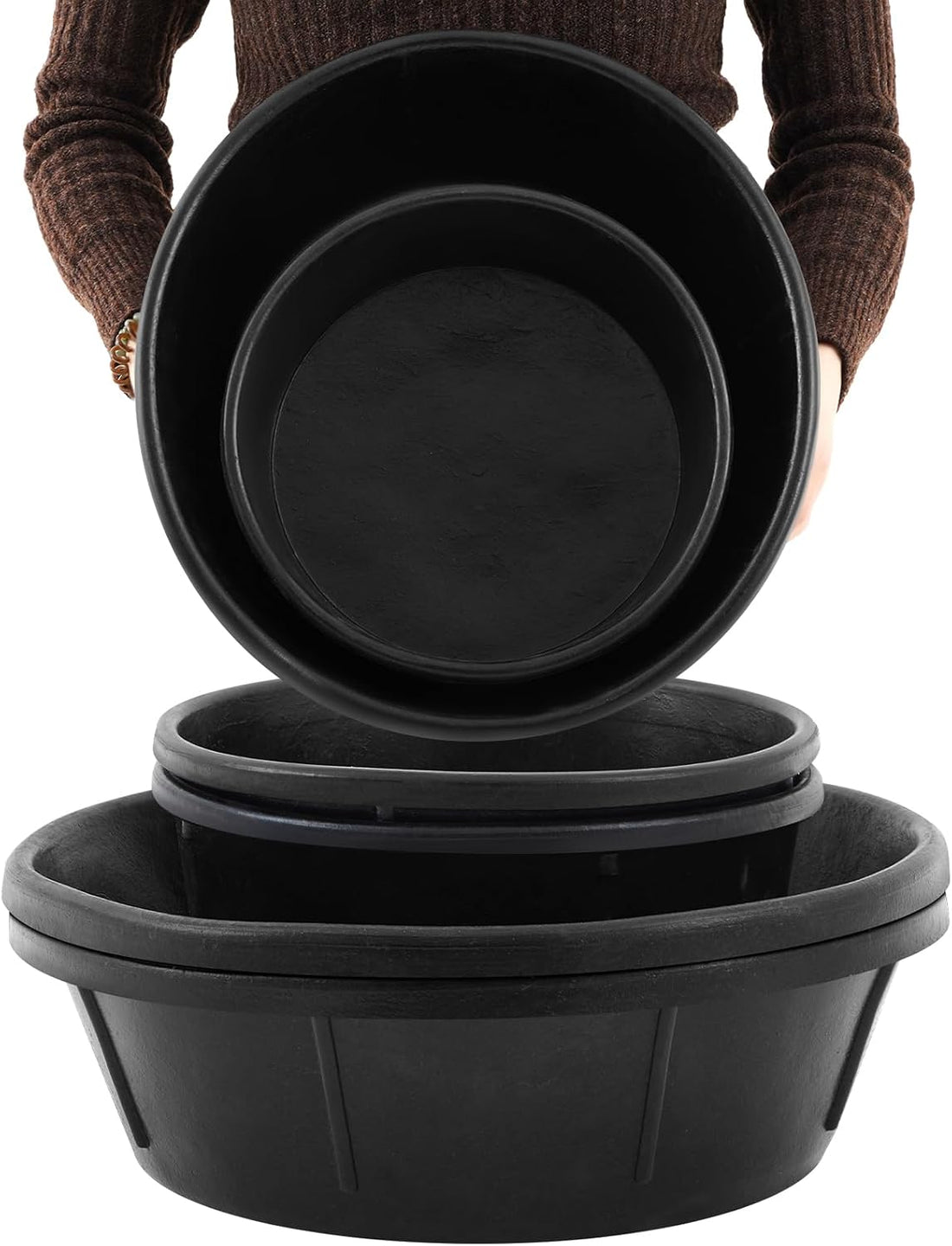 Sadny 4 Pcs Rubber Feed Pan