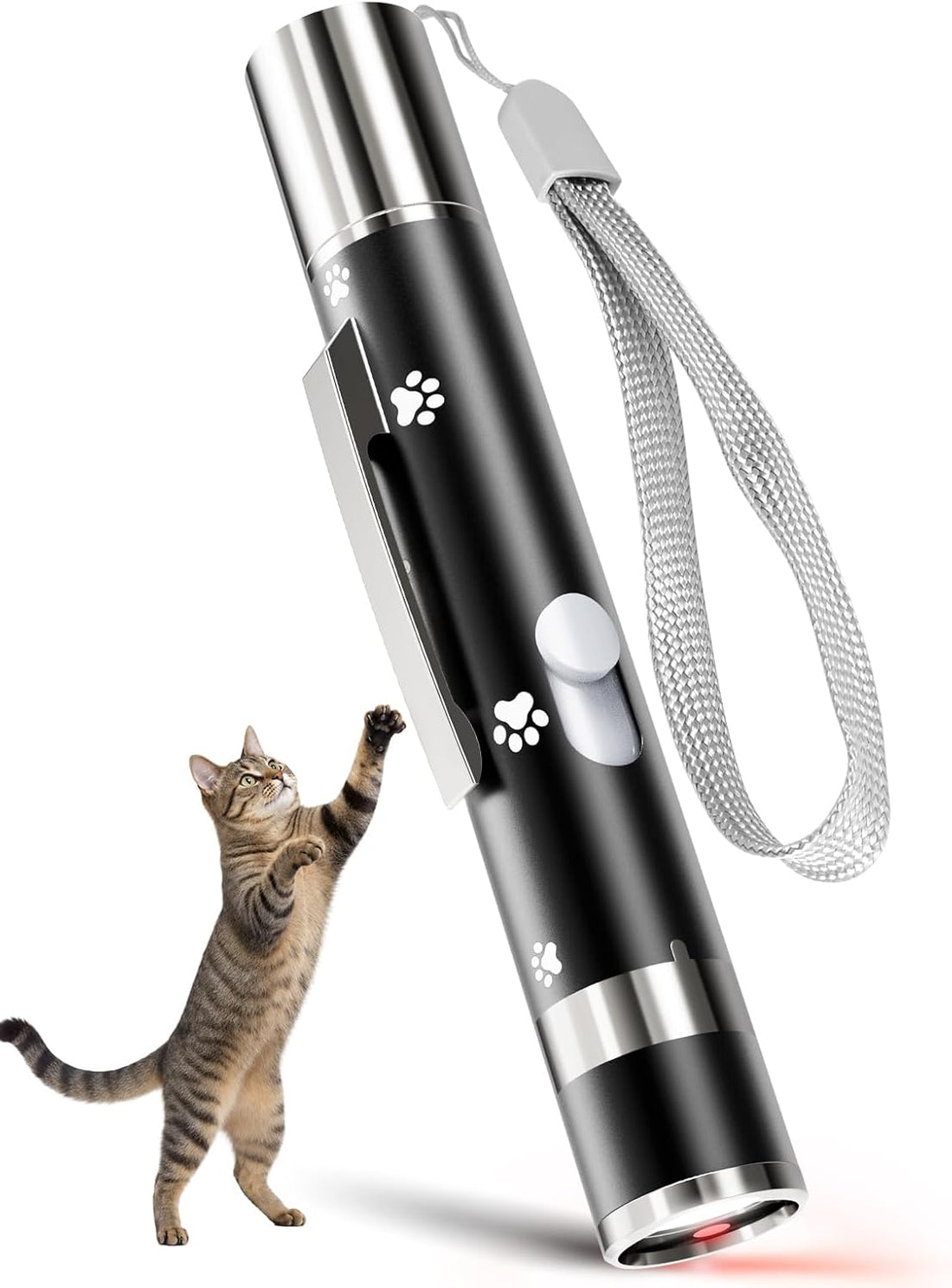 Cat Toy, Interactive USB Rechargeable Chase Toy for Indoor Pet Cat