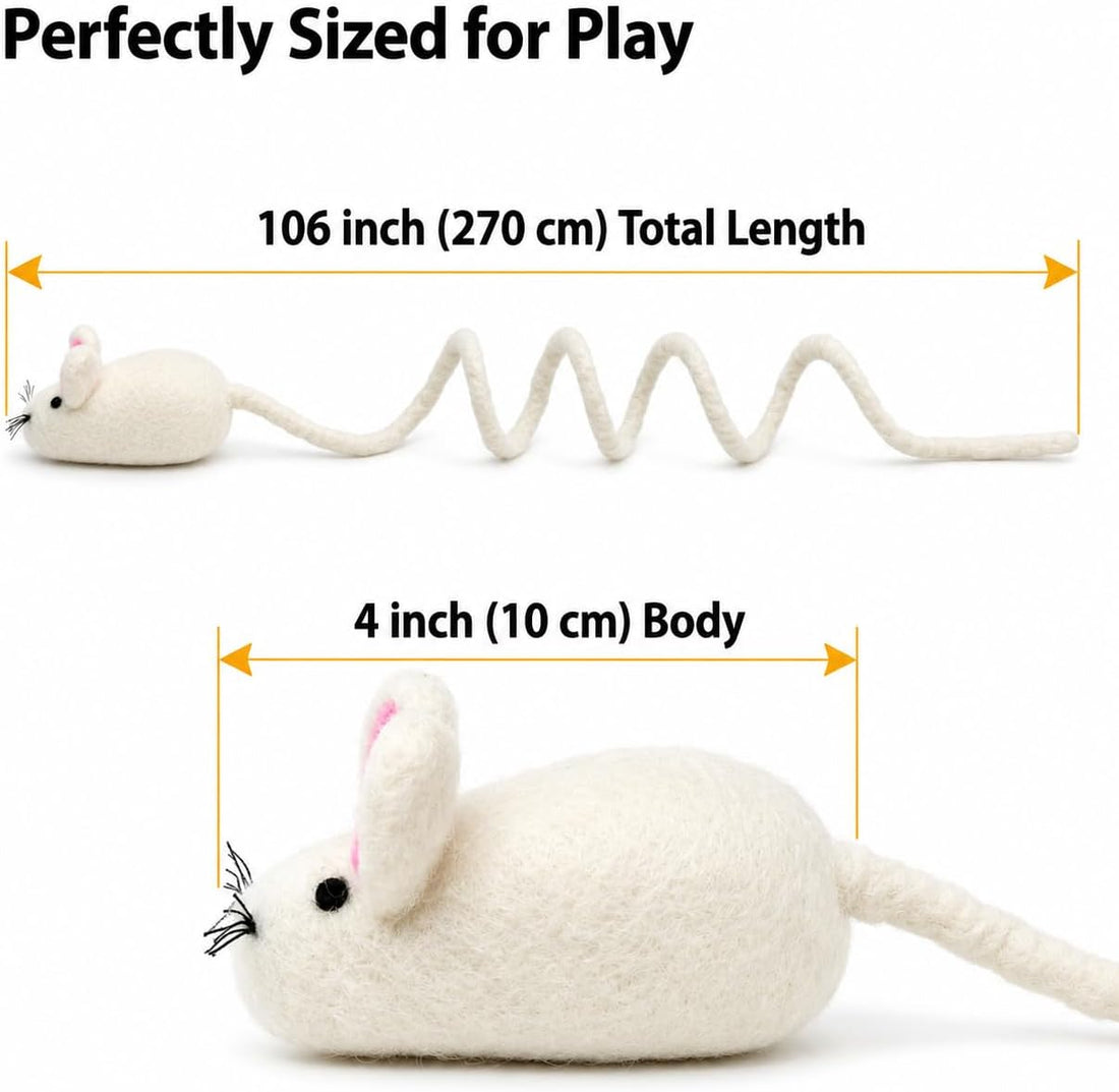Glaciart One Felt Mouse Cat Toy