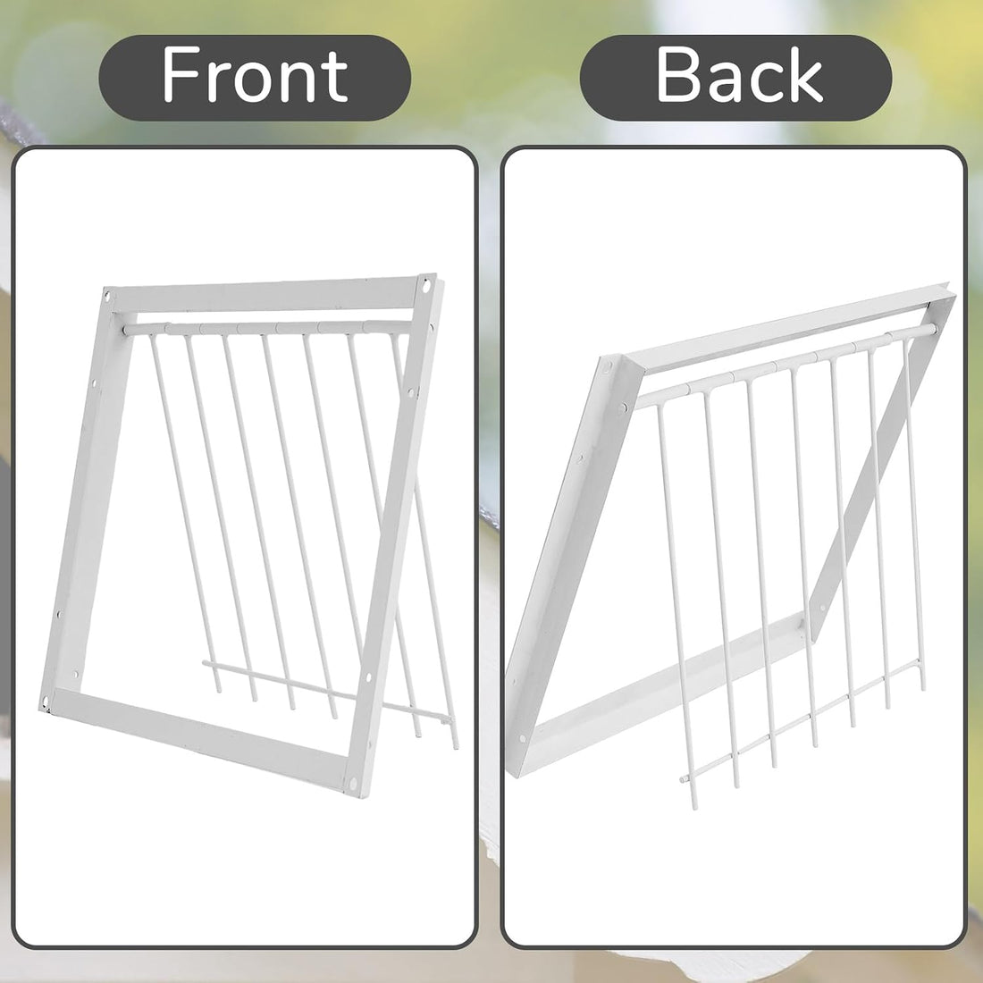 Suzile 2 Pcs 11.81" x 10.24" Pigeon Cage Door Bird Wire One Way