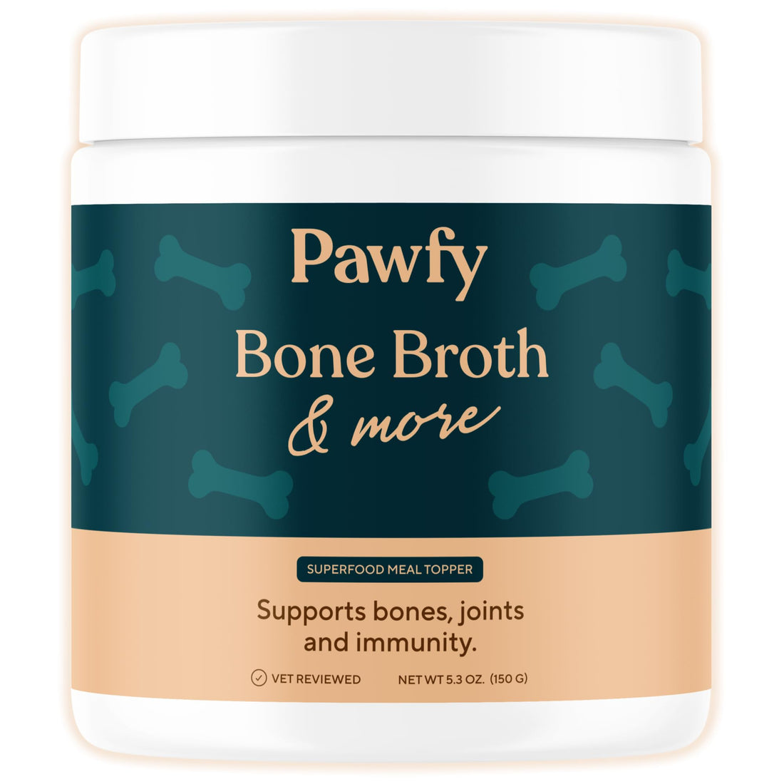 Pawfy Bone Broth for Dogs | Dog Seasoning Powder for Dry Food