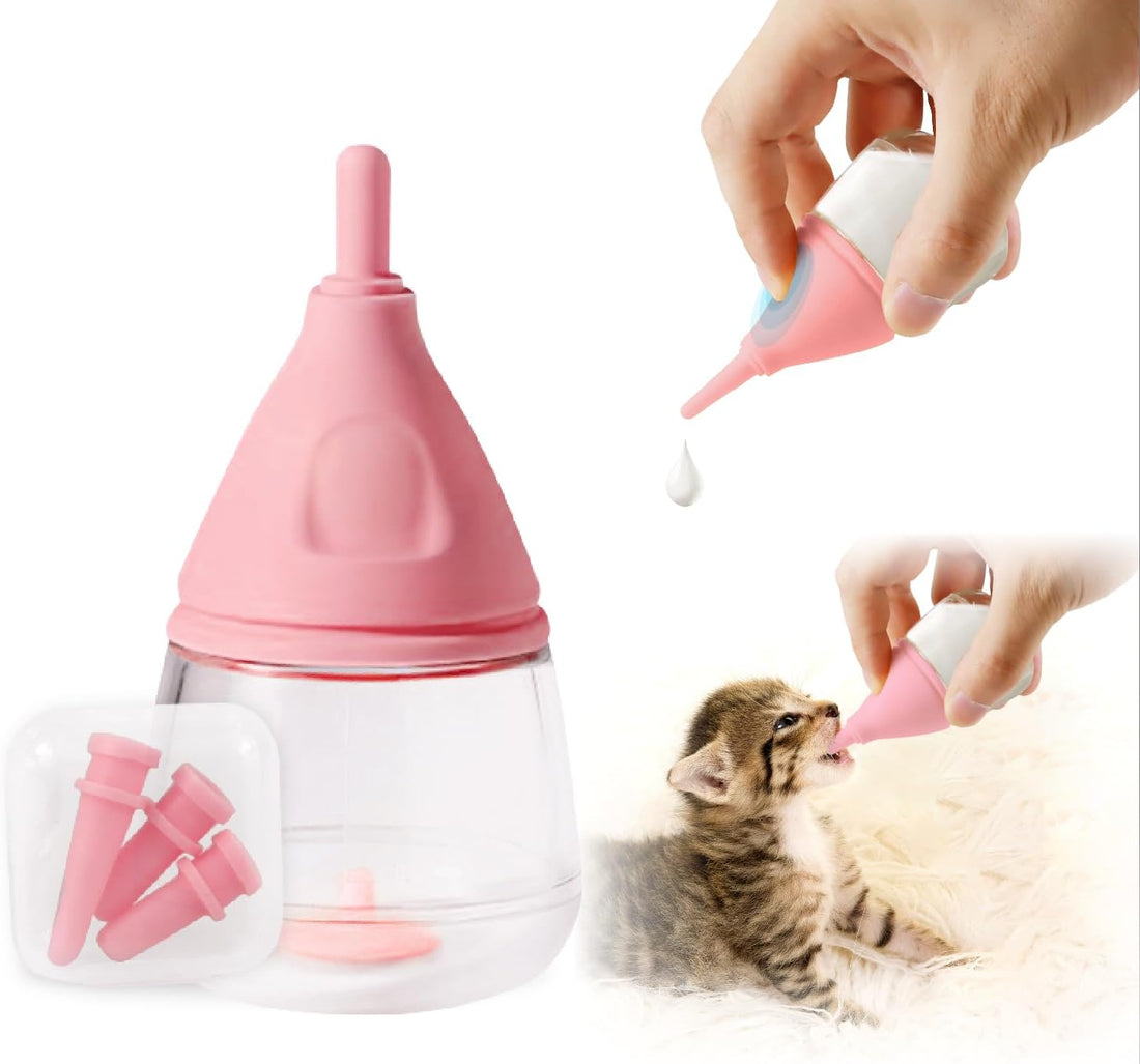 RockTech Ergonomic Kitten Bottle Feeding kit