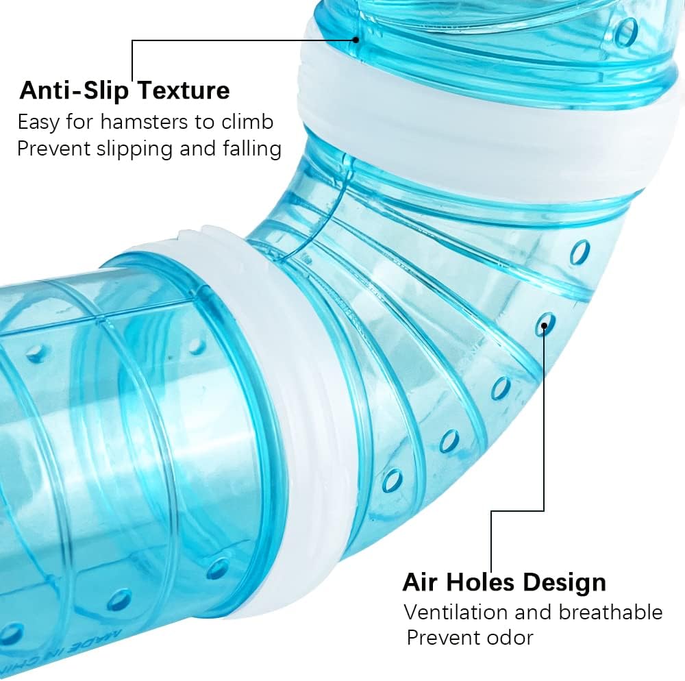 2 Hamster Tubes Kits, DIY Hamster Tunnel Adventure External Pipe
