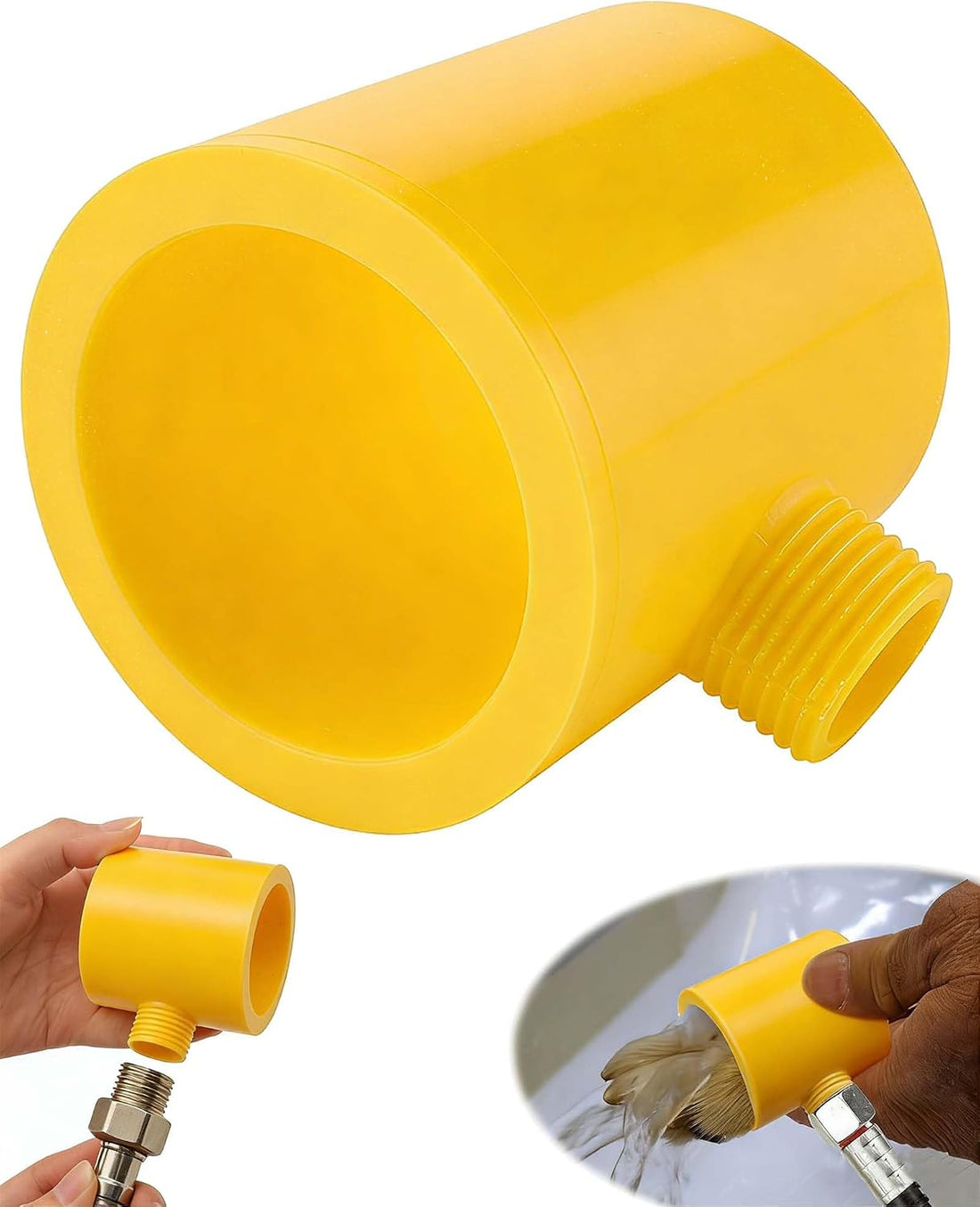 Pet Paw Showerhead - 360° Inward Spiral Dog Shower Attachment