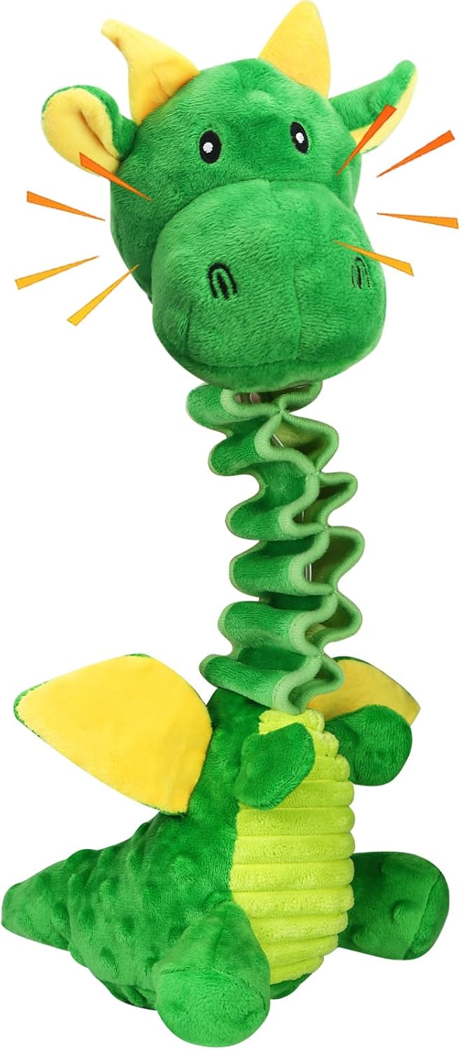 Dog Toys 3-Pack Cute Duck Shapes Puppy Toys No-Stuffing Squeaky