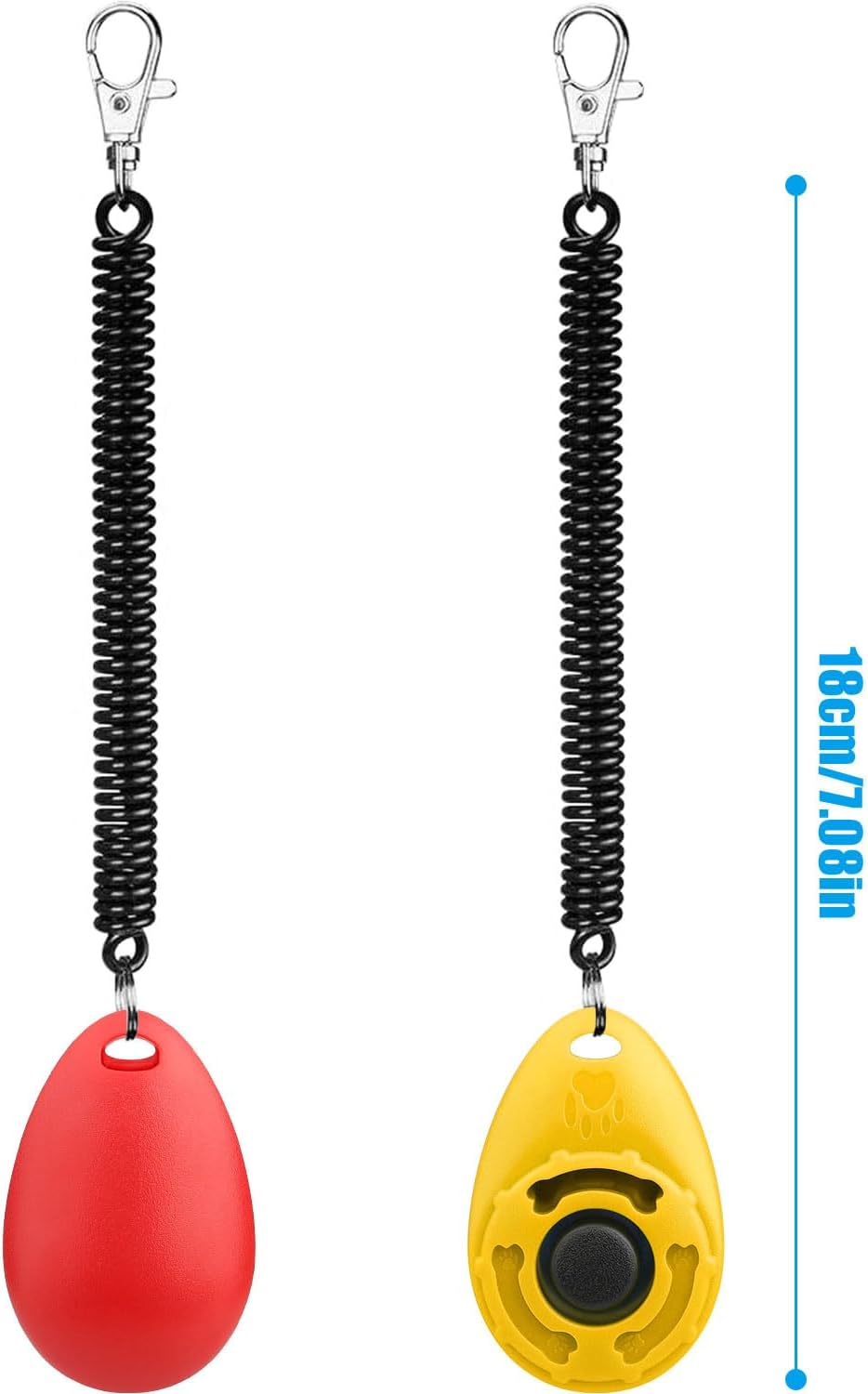 Diyife Dog Clicker for Training, 2 Pack Dog Training Clicker