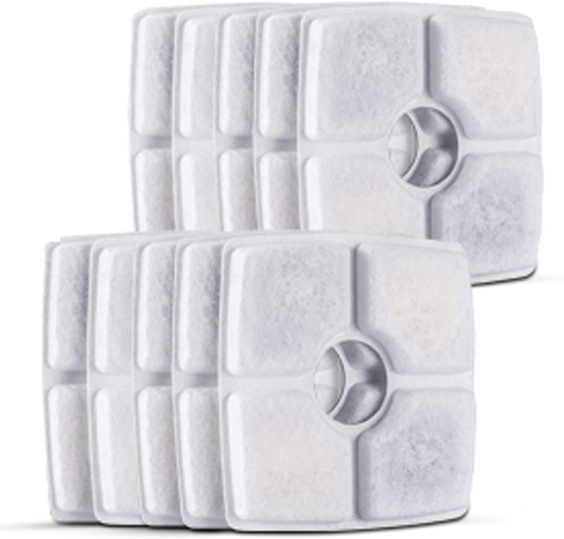 Cat Water Fountain Filters,10 Pack Replacement Filter Fit for Top