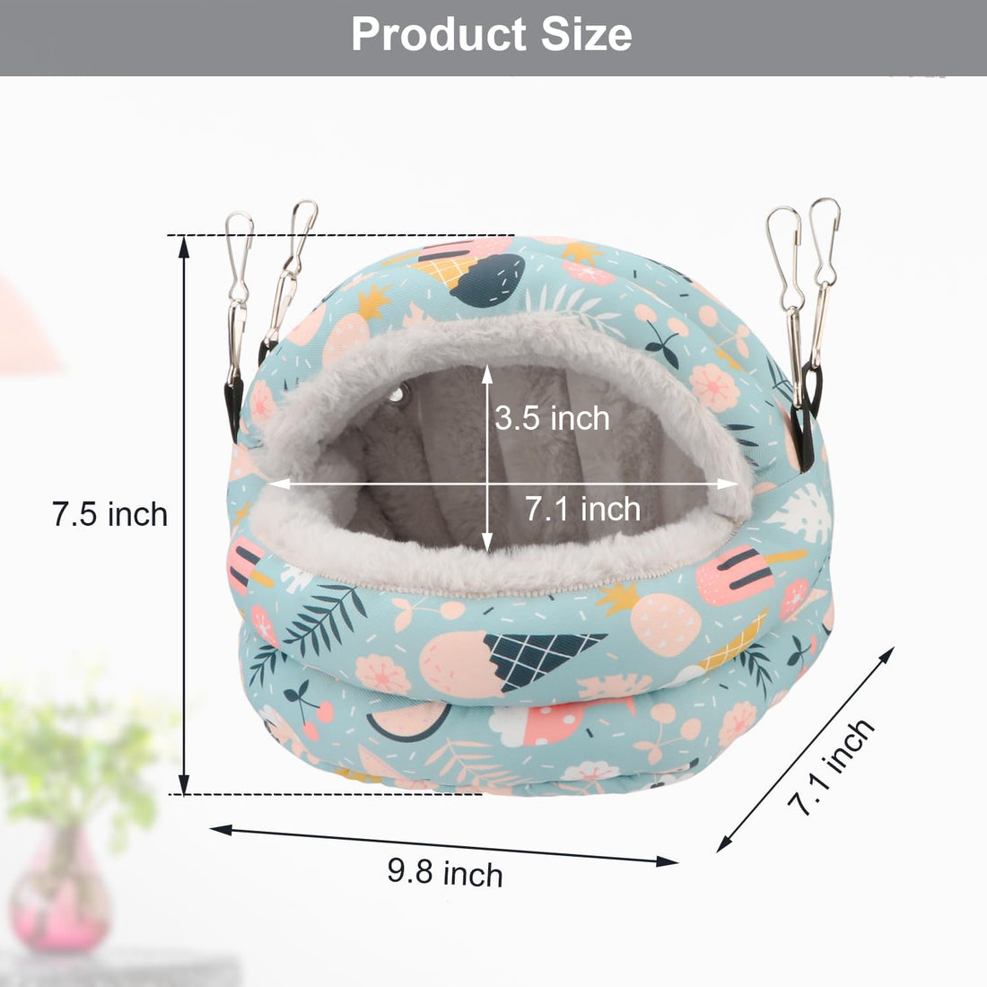 Bird Nest House Winter Warm Bird Bed for Cage