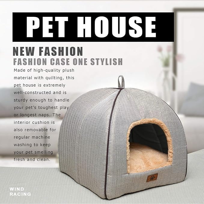 WINDRACING Cat Bed for Indoor Cats