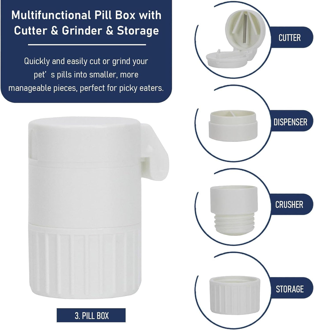 5-in-1 Pet Pill Shooter Kit for Cats Dogs