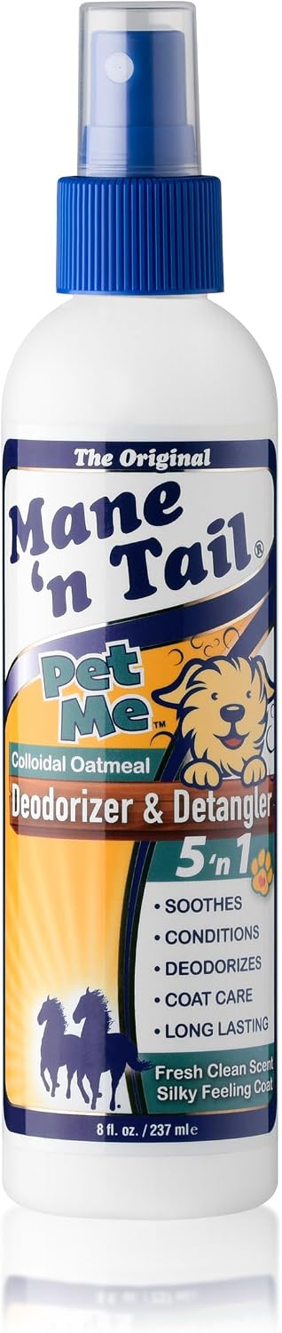 Mane 'n Tail Pet Me for Pets Deodorizer & Detangler Spray with Real