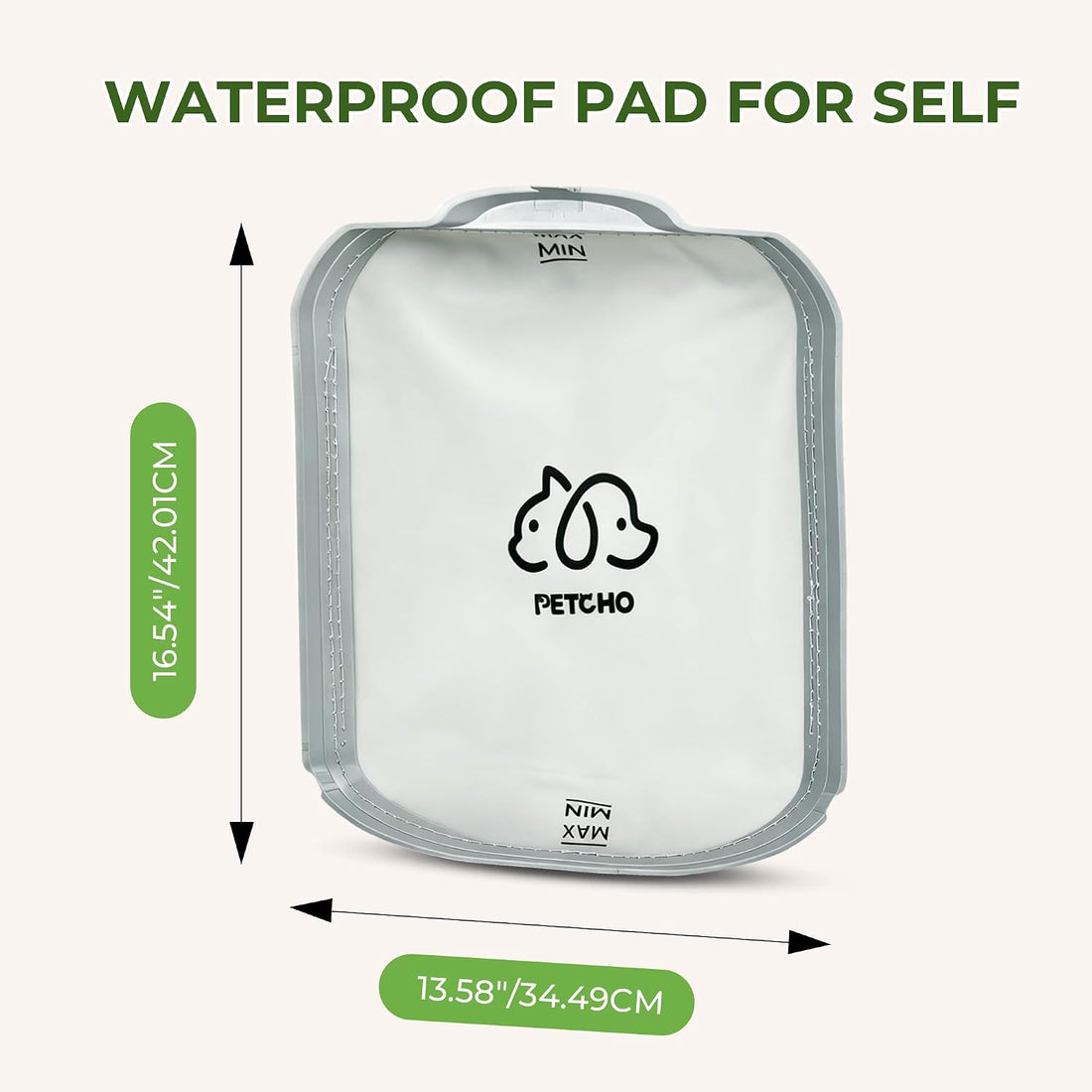 2-Pack Self Cleaning Litter Box Waterproof Pad Replacement Parts