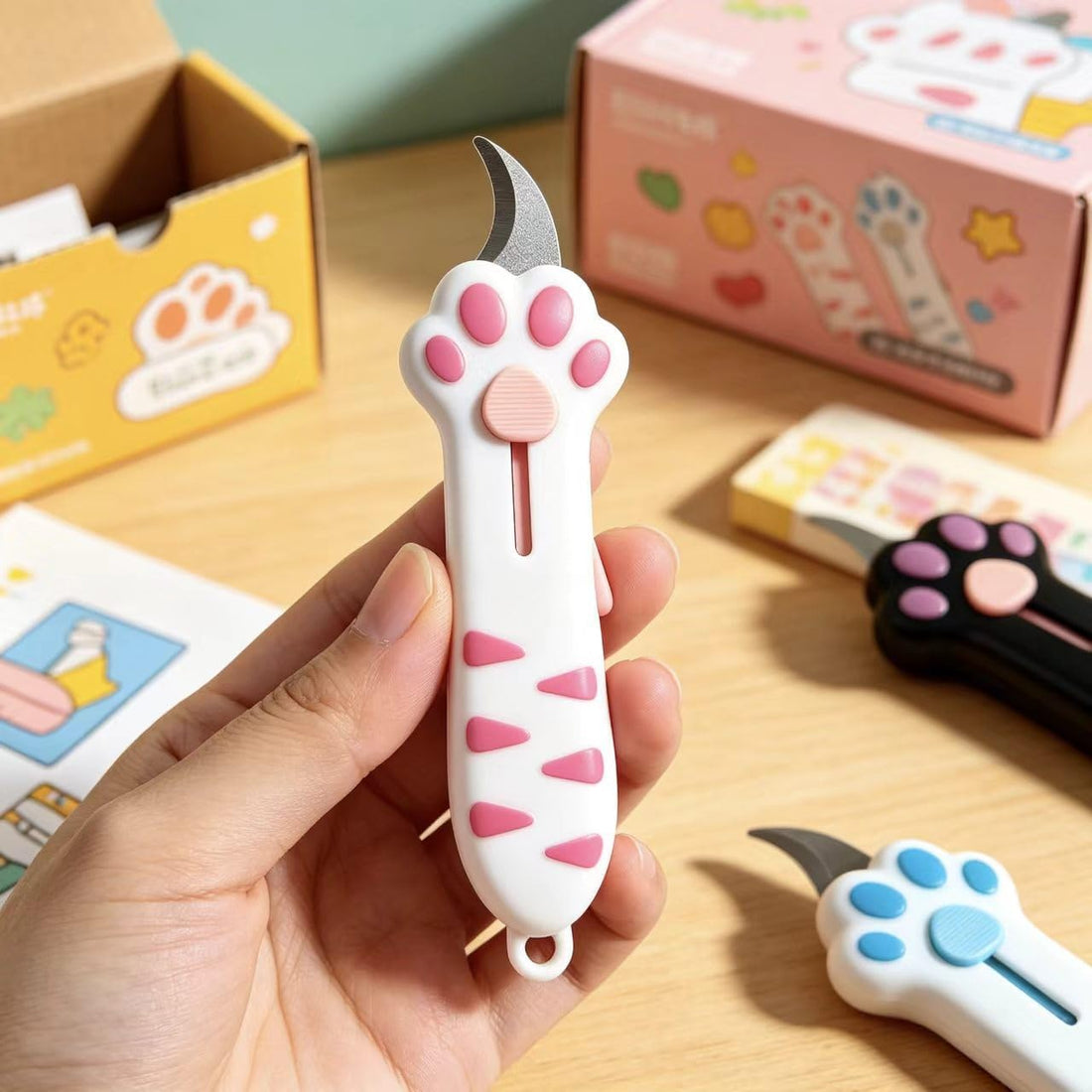 Cat Paw Box Cutter 3-Piece Set