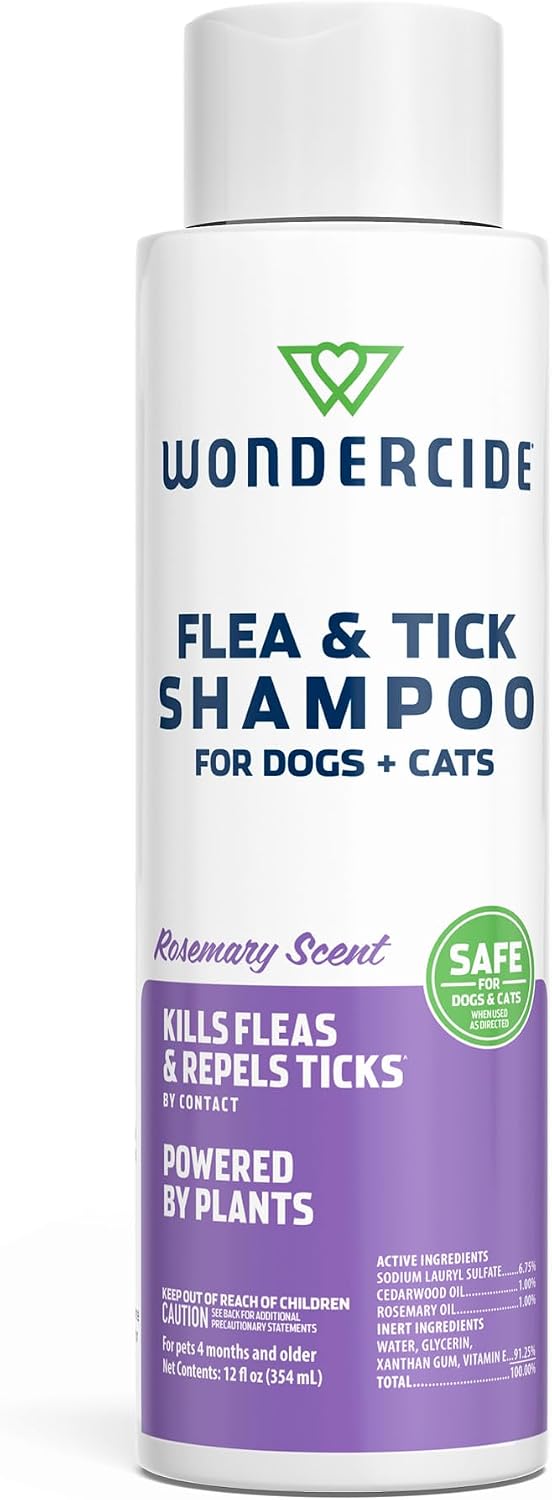 Wondercide - Flea & Tick Shampoo for Dogs and Cats