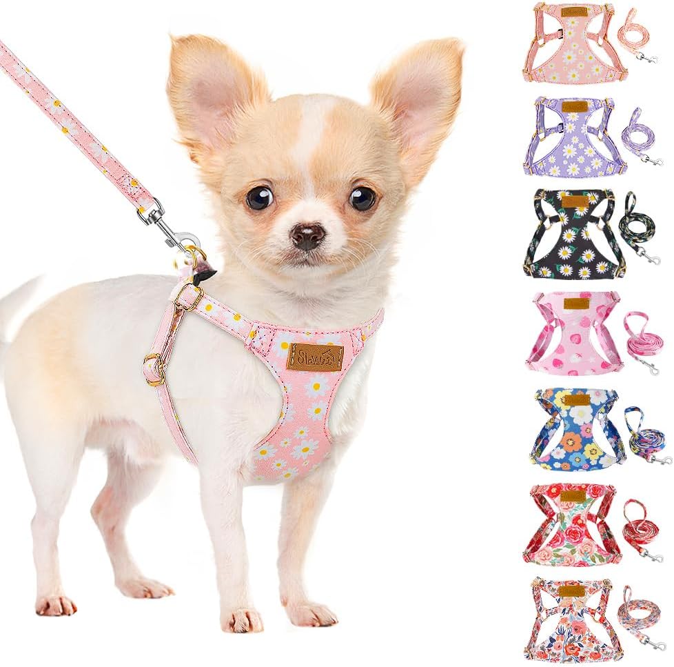 SlowTon No Pull Dog Harness with Leash for Small Medium Dogs