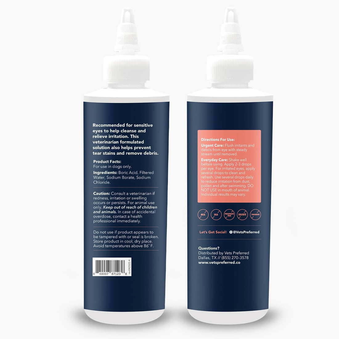 Vets Preferred Eye Cleaner for Dogs