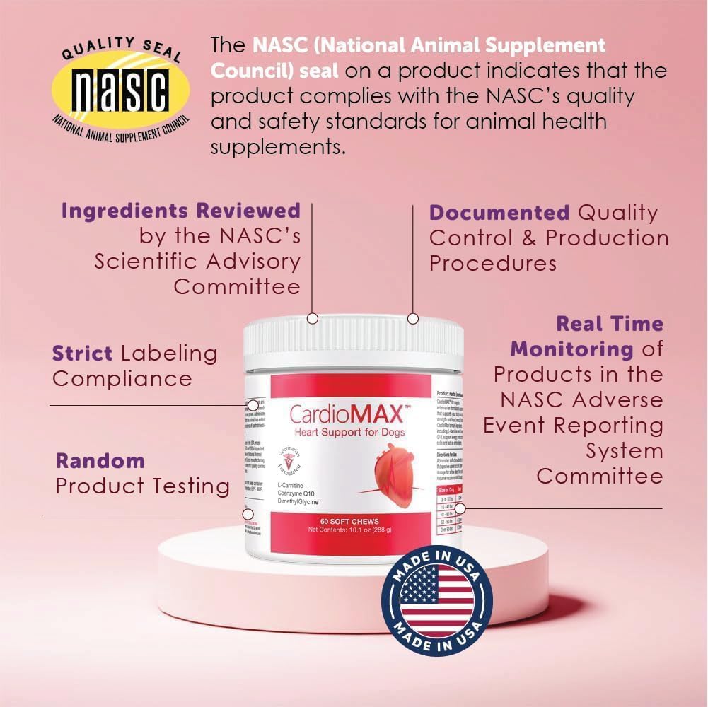 Heart Support Supplement for Dogs-Vet-Formulated