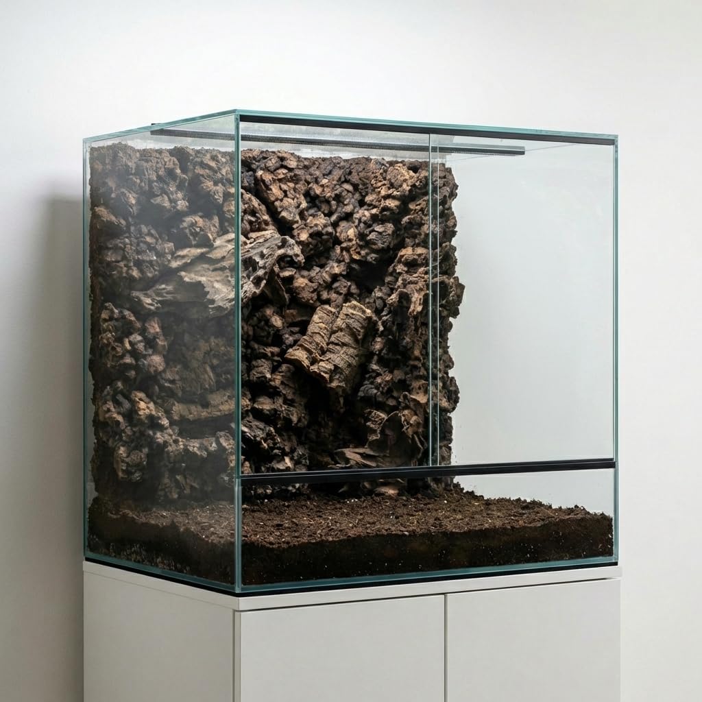Carbonized Cork Terrarium Background (Med - LG Chunks 12qt)