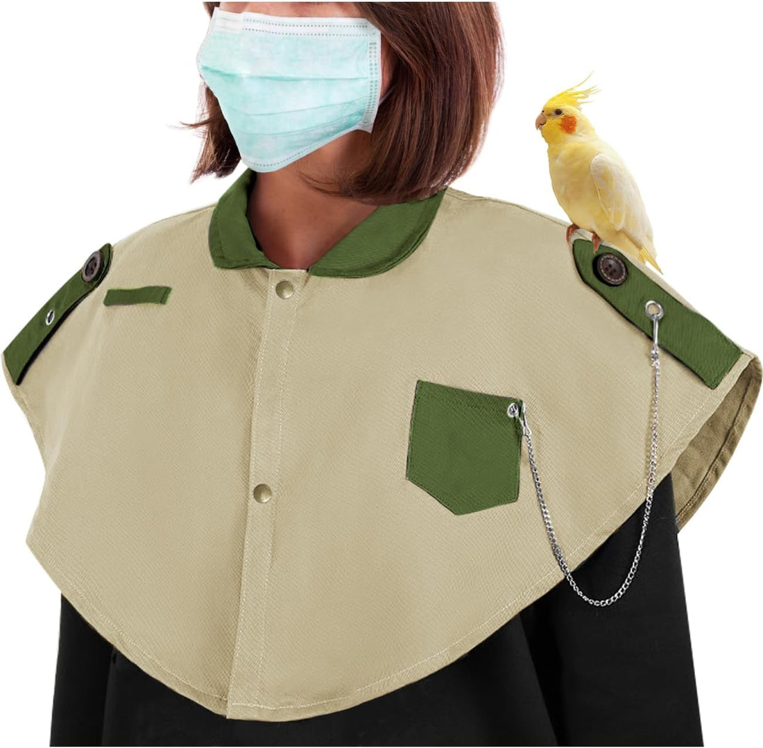 La La Pet Parrot Anti-Scratch Shoulder Protector Pet Bird Training