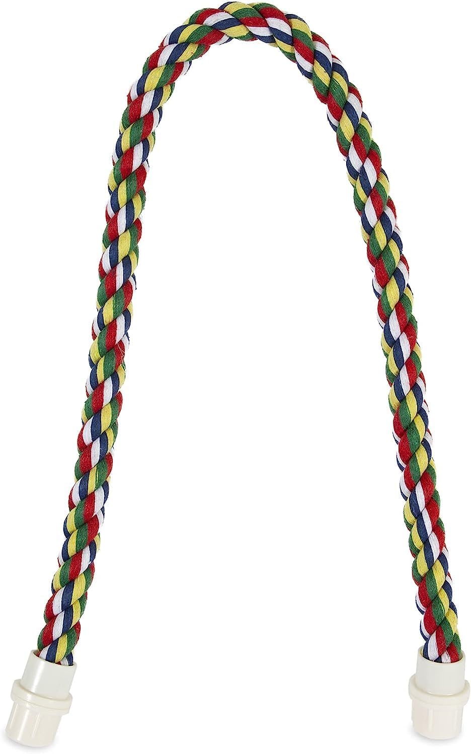 JW Pet Comfy Perch For Birds Flexible Multi-color Rope, Medium