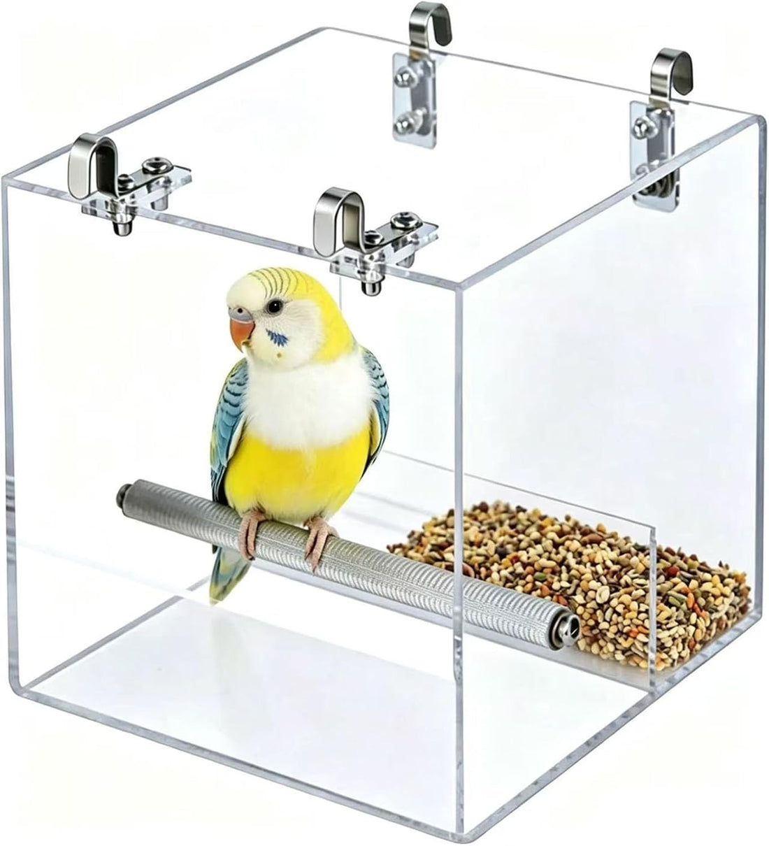 No Mess Bird Feeder for Cage