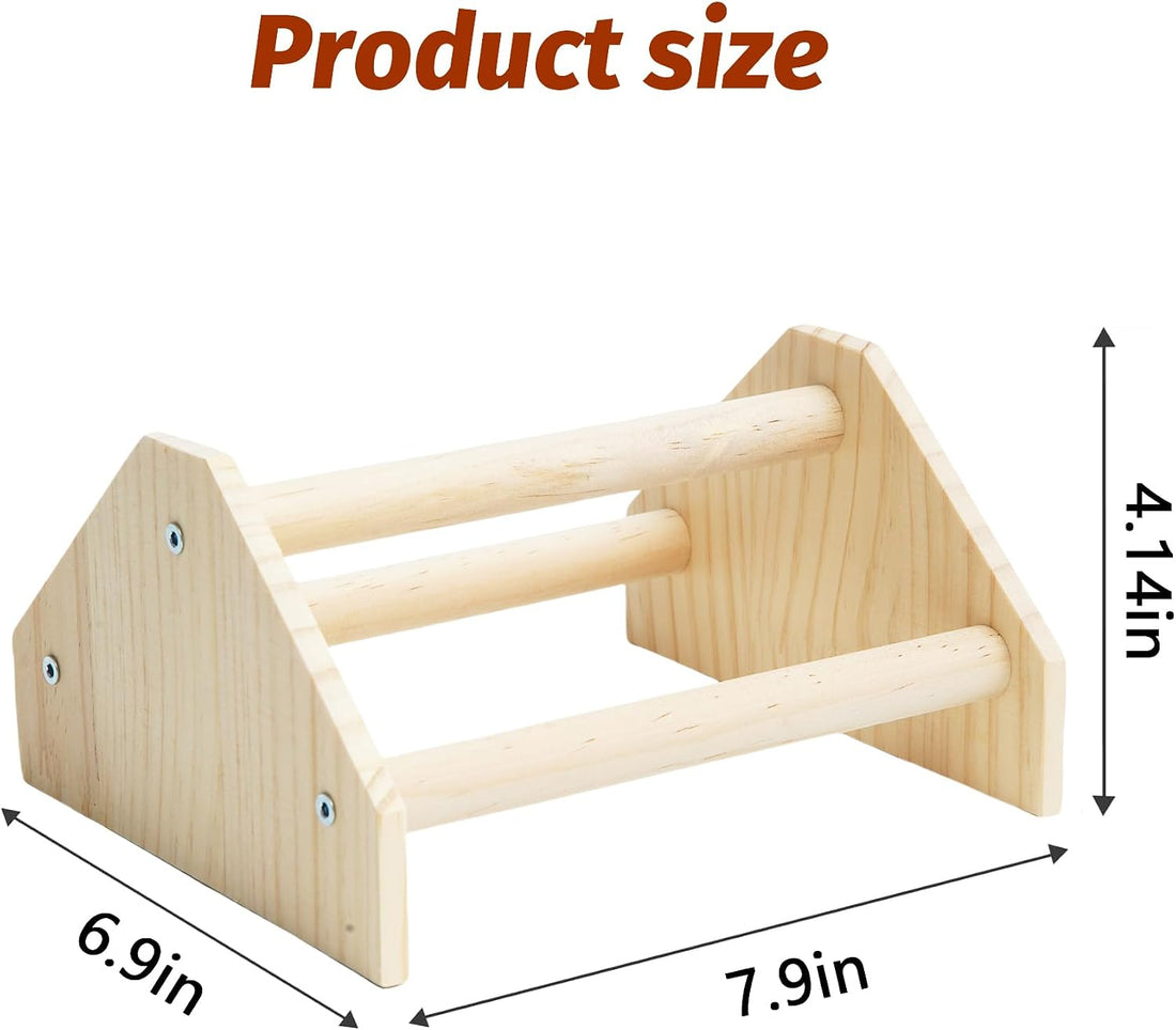 YLSURNY Baby Chicken Perch Strong Pine Wooden Chick Jungle Gym