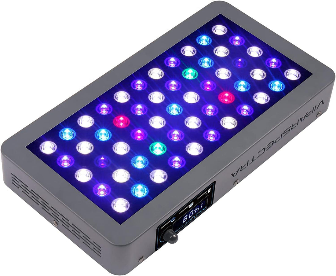 VIPARSPECTRA 165W LED Aquarium Light Dimmable Full Spectrum LED Reef
