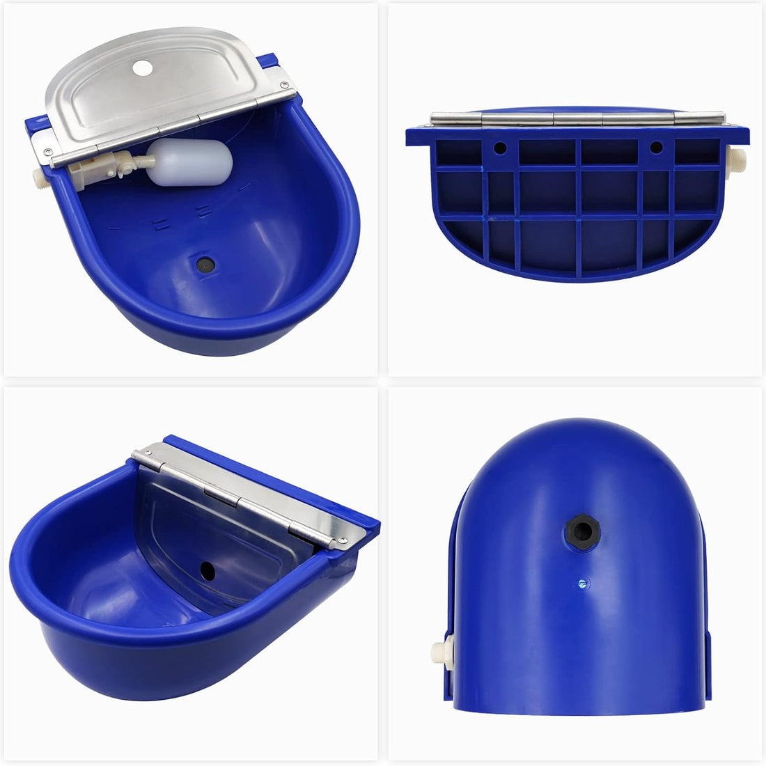 MINYULUA Automatic Waterer Bowl Large Horse Waterer with Float Valve