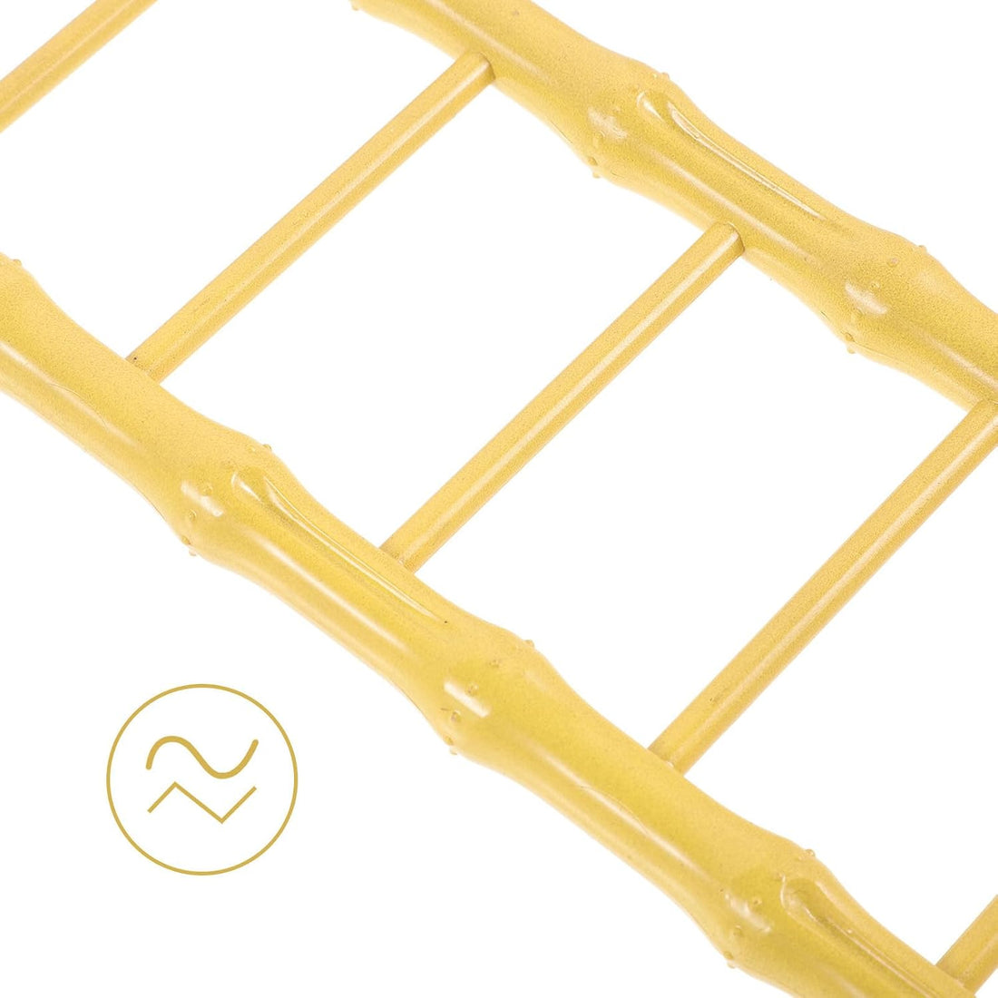 Yardwe Hamster Ladder Bird Ladder for Bird Cage Plastic Yellow