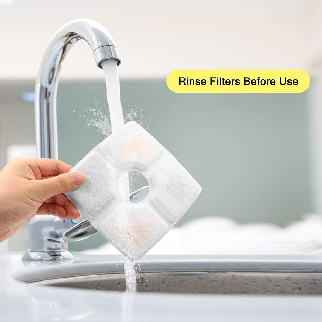 Cat Water Fountain Filters,10 Pack Replacement Filter Fit for Top