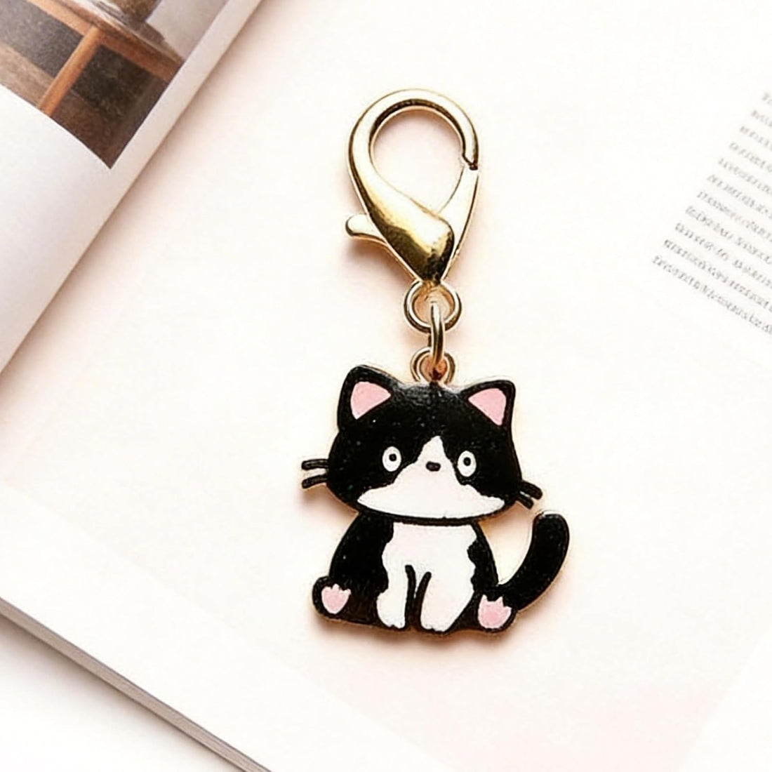 choice of all Cat Keychain Cat Bag Charm Cute Charms for Backpacks