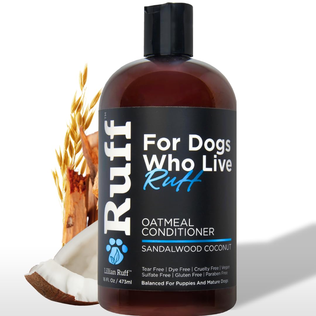 Ruff by Lillian Ruff Sandalwood Coconut Oatmeal Conditioner for Dogs
