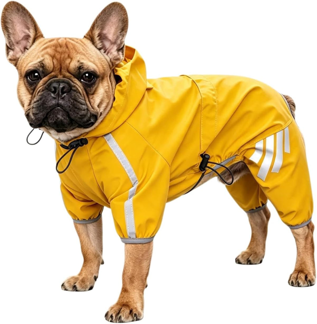 Dog Raincoat,Waterproof Dog Rain Jacket Reflective Full Body