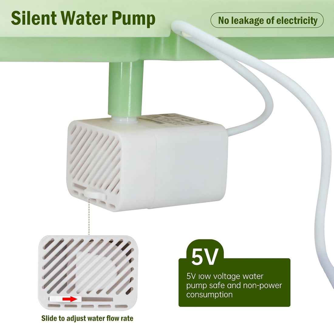 Automatic Bird Bath for Cage, Parakeet Bath with Pump