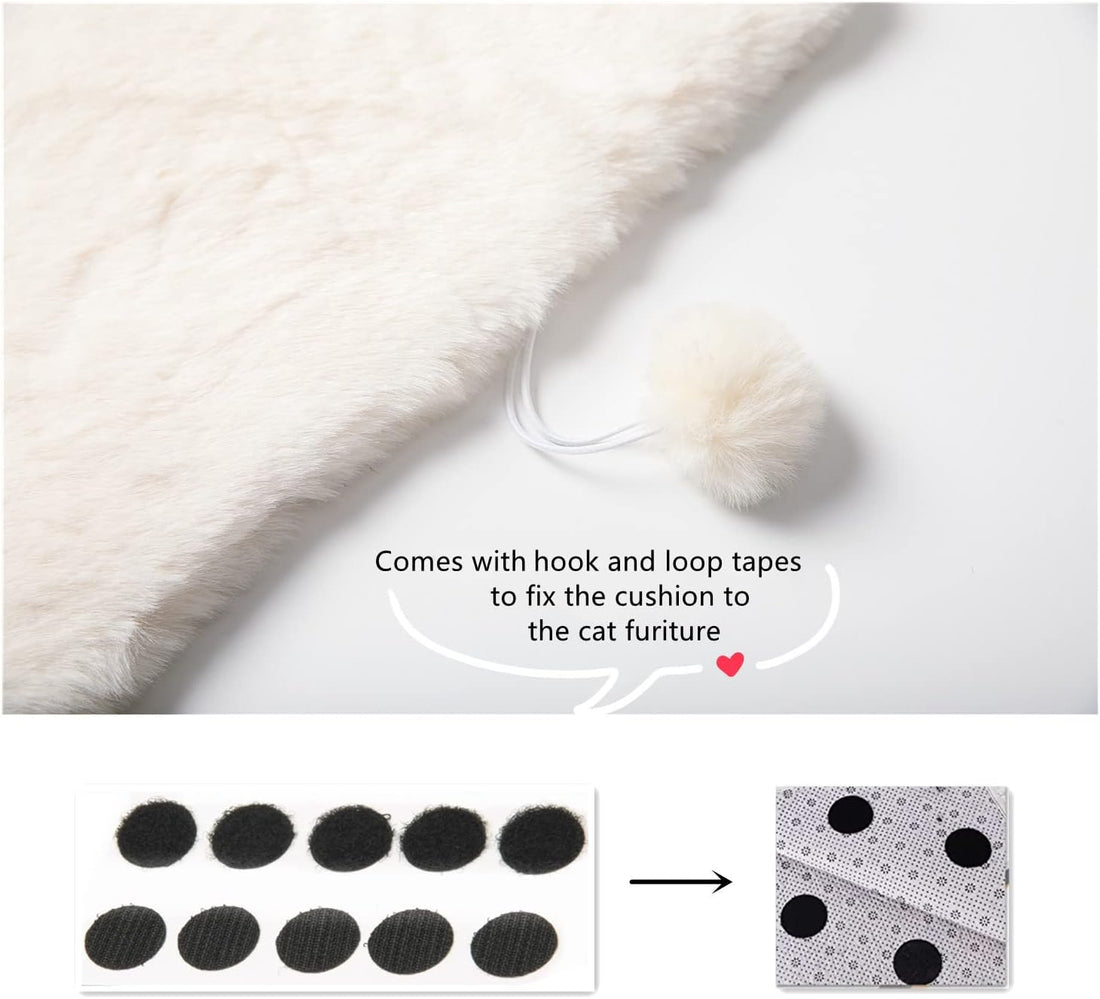 SHENGOCASE Faux Fur Pet Cushion Pad