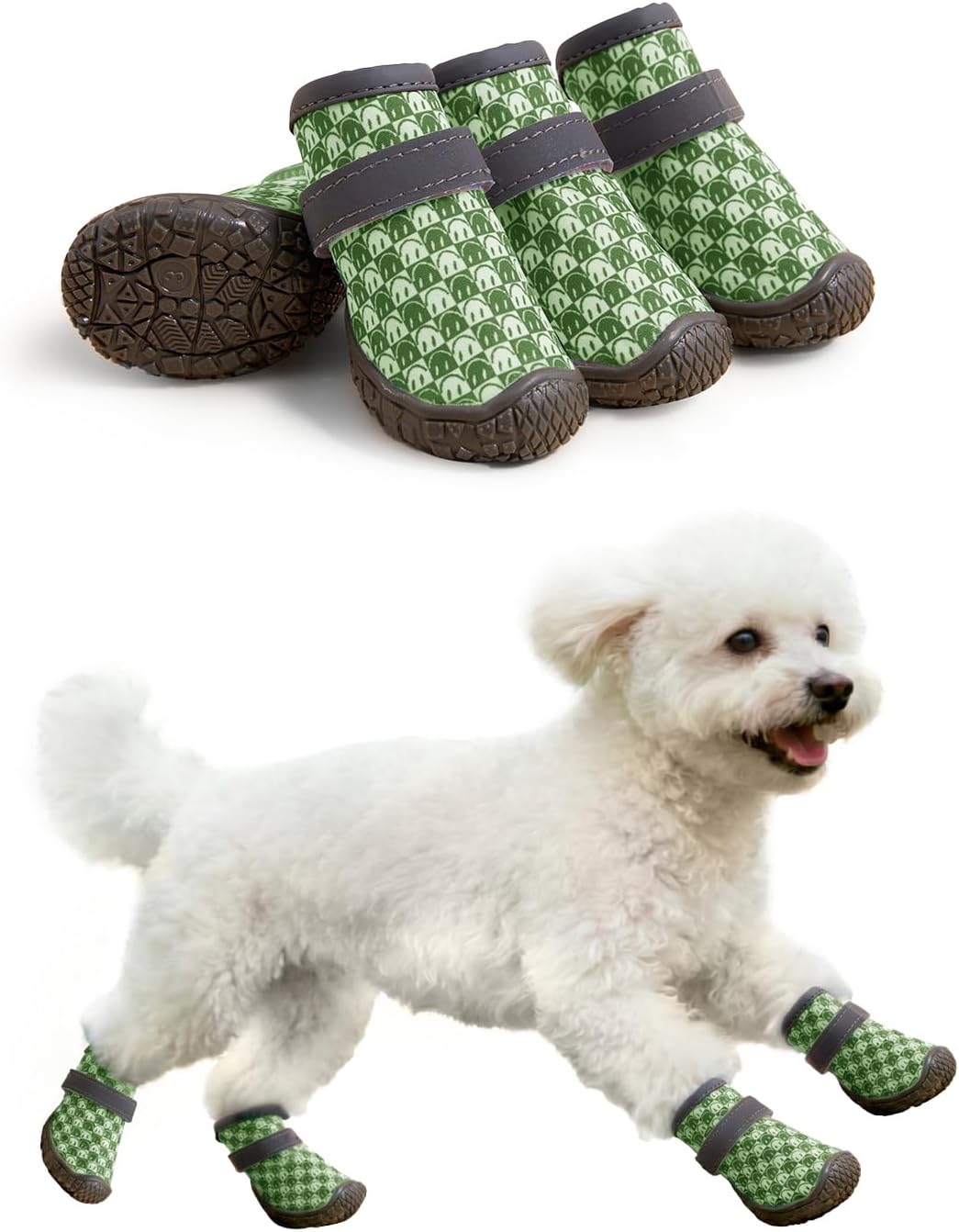 Dog Shoes Breathable Non-Slip Outdoor Booties for Small Medium Dogs