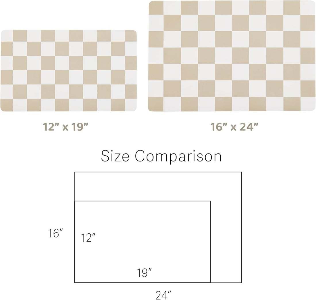 Ralxion Checkered Dog Feeding Mat