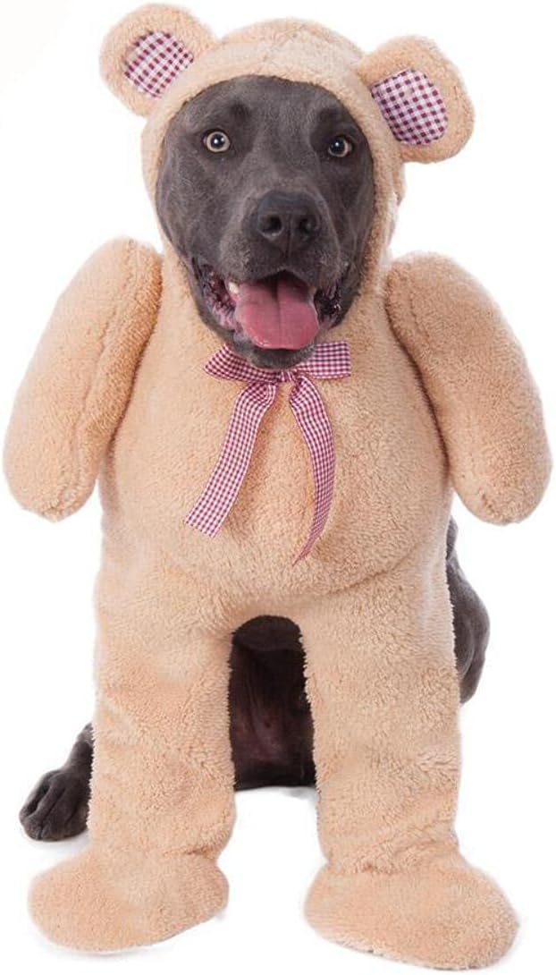 Rubies Walking Teddy Bear Pet Costume for Dogs or Cats