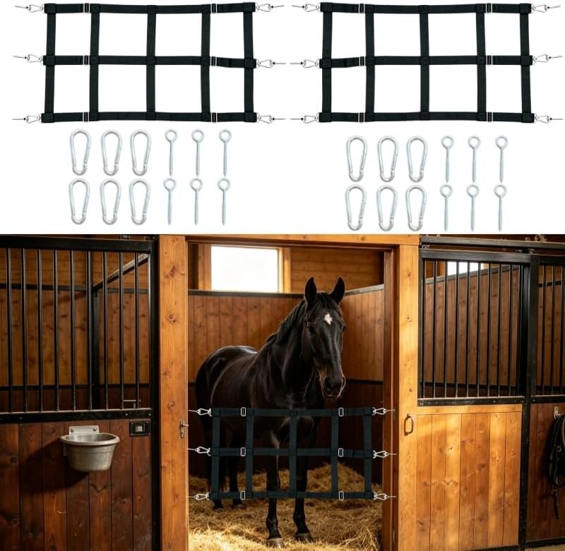 2‑Pack Horse Stall Safety Guard Panels