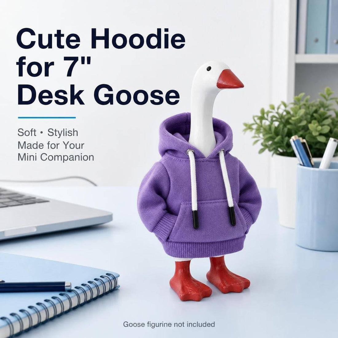 7" Desk Goose Outfits, Mini Hoodie Clothes