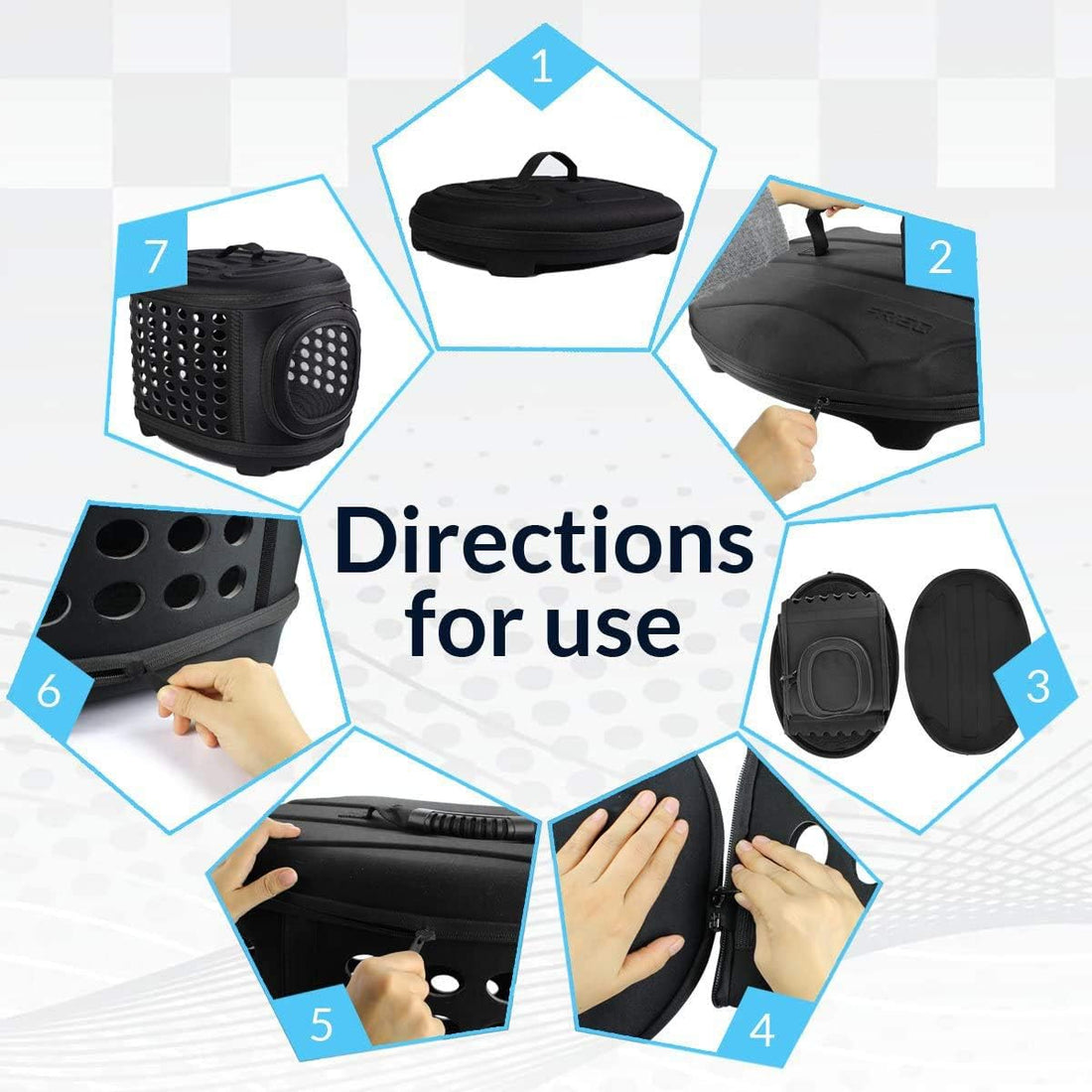 Collapsible Cat Carrier Hard