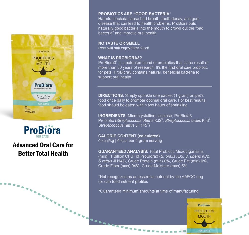 Probiora for Cats | Oral Care Probiotic Supplement