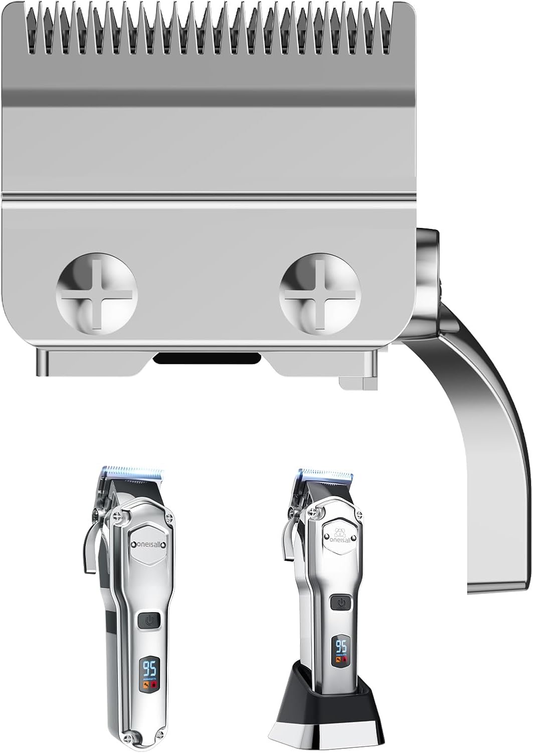 oneisall Replacement Detachable Stainless Steel Blade Clipper