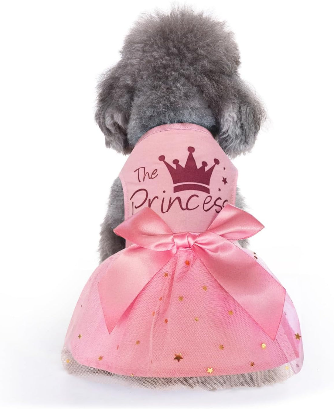 Idepet Princess Dog Dress Puppy Skirt Pet Apparel Birthday Tutu